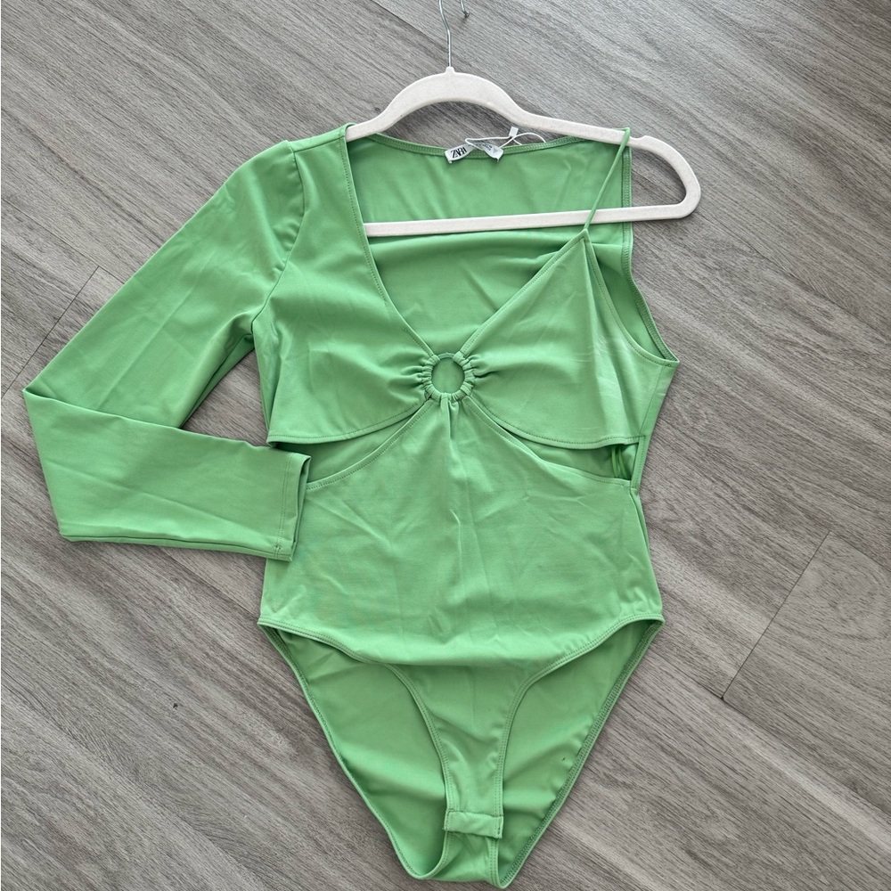 Zara Green Bodysuit